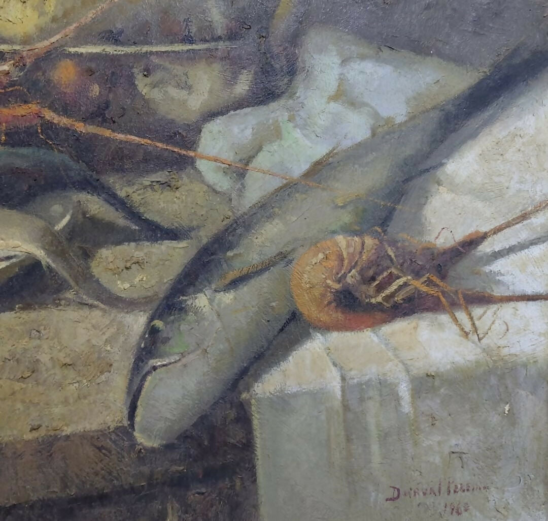 OBRA DE ARTE - QUADRO ÓLEO SOBRE TELA - DURVAL PEREIRA