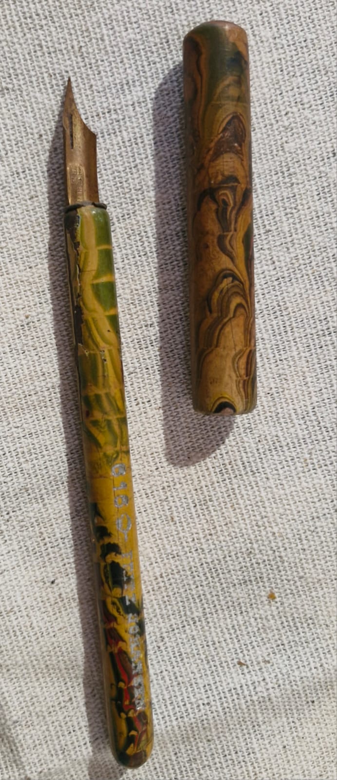 Rara Coleção 10 Canetas De Pena Antigas (Dip Pens) Vintage Caligrafia