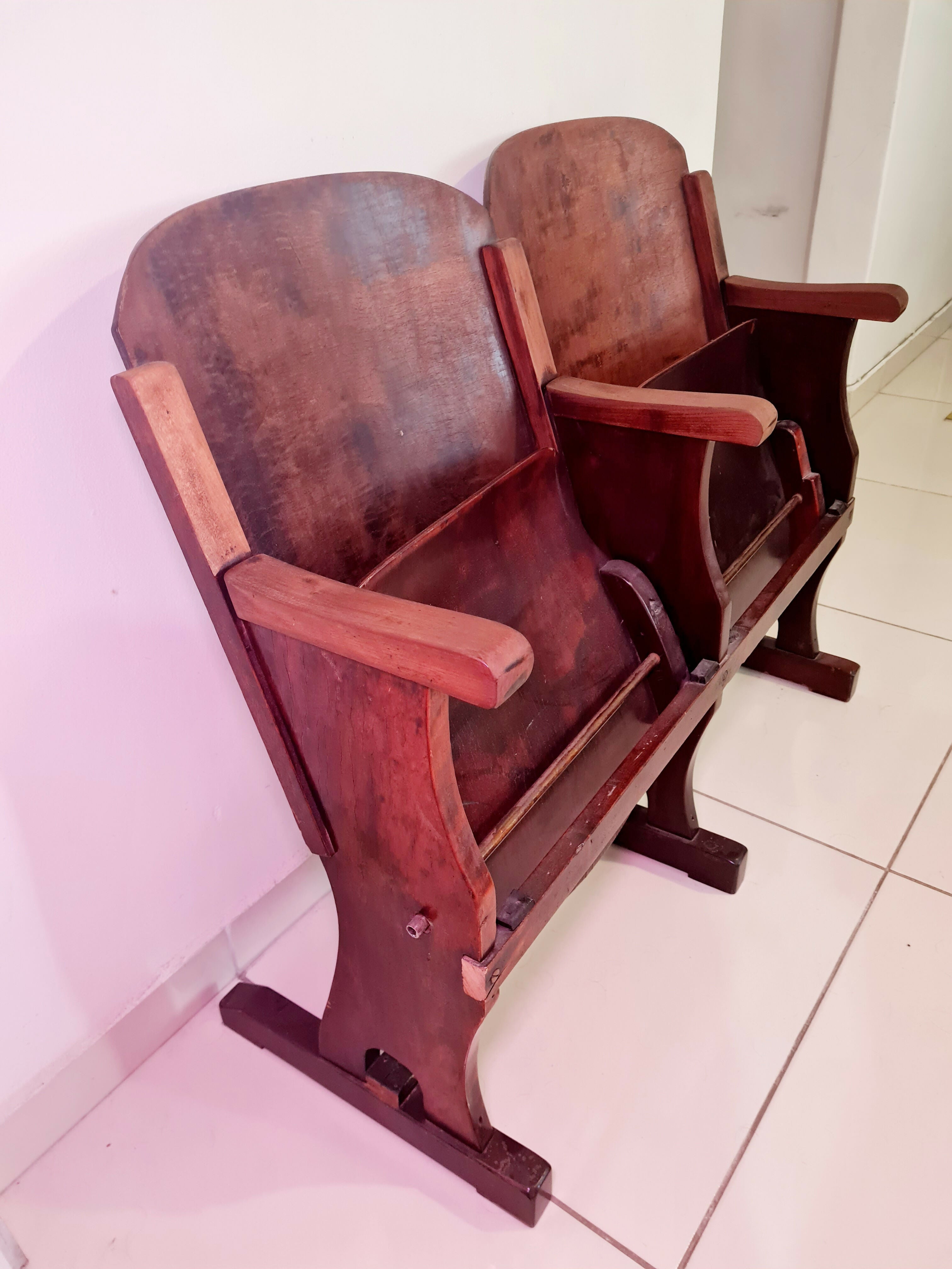 Longarina dupla de canto relíquia detalhe dourado na lateral