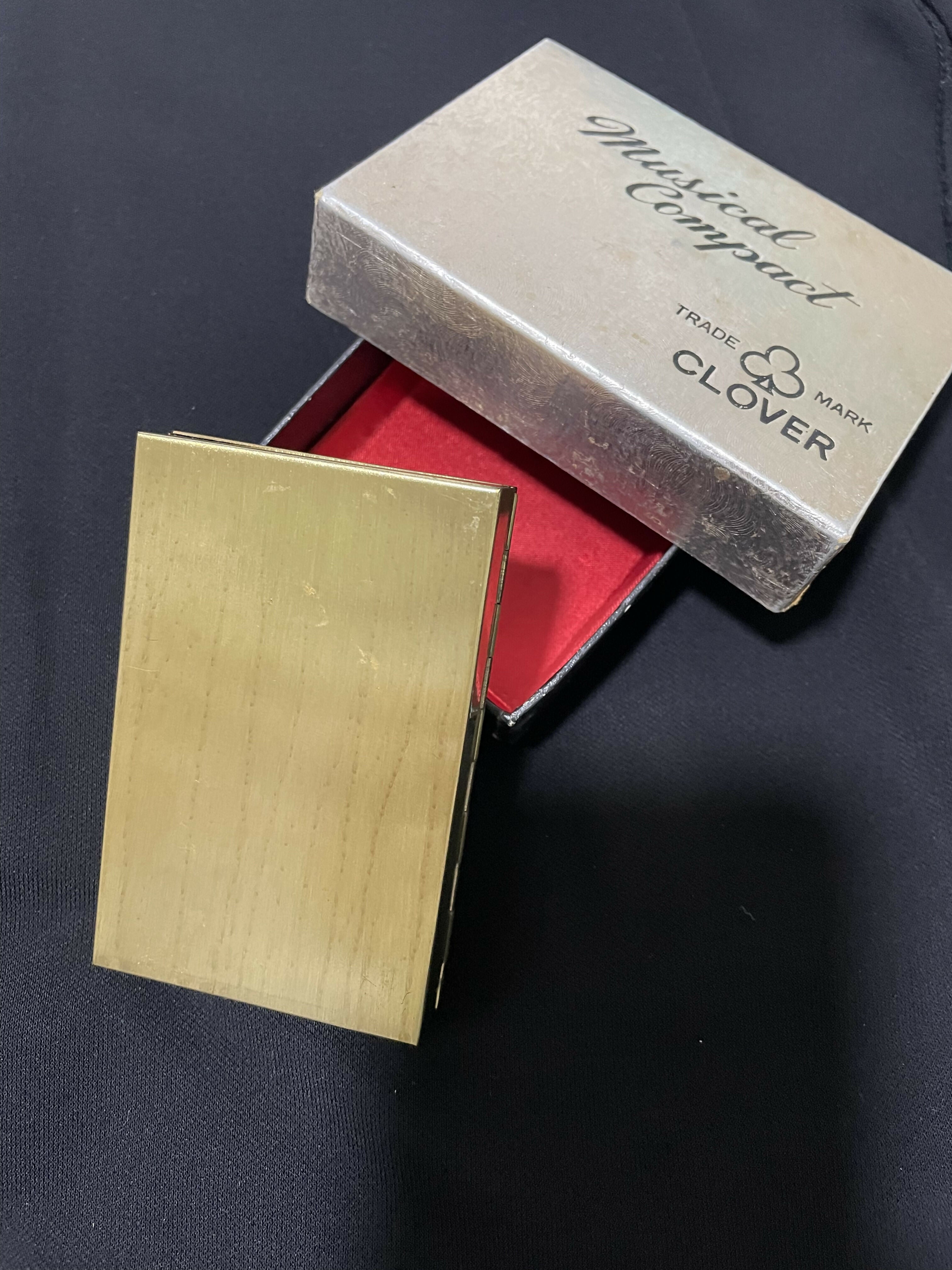 Estojo de música vintage porta-pó