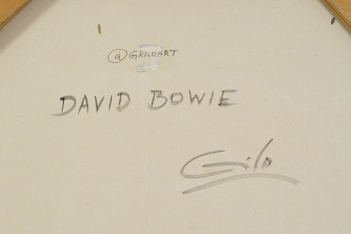 Quadro David Bowie (1m x 1m) — Arte Urbana por Grilo
