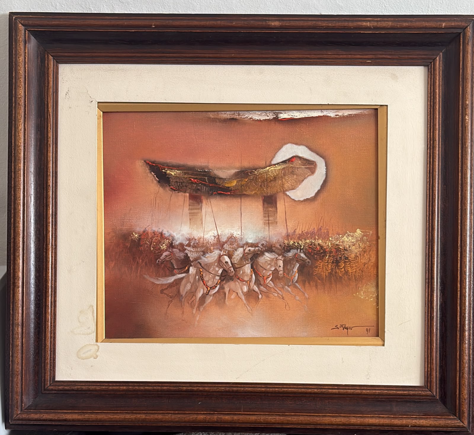Quadro “OS IMORTAIS” de SATYRO MARQUES– 1991