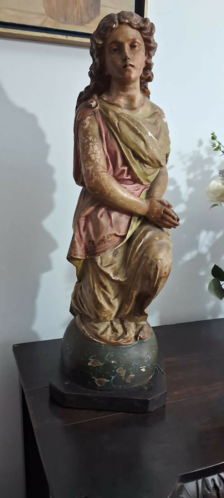Escultura de Anjo de madeira 1