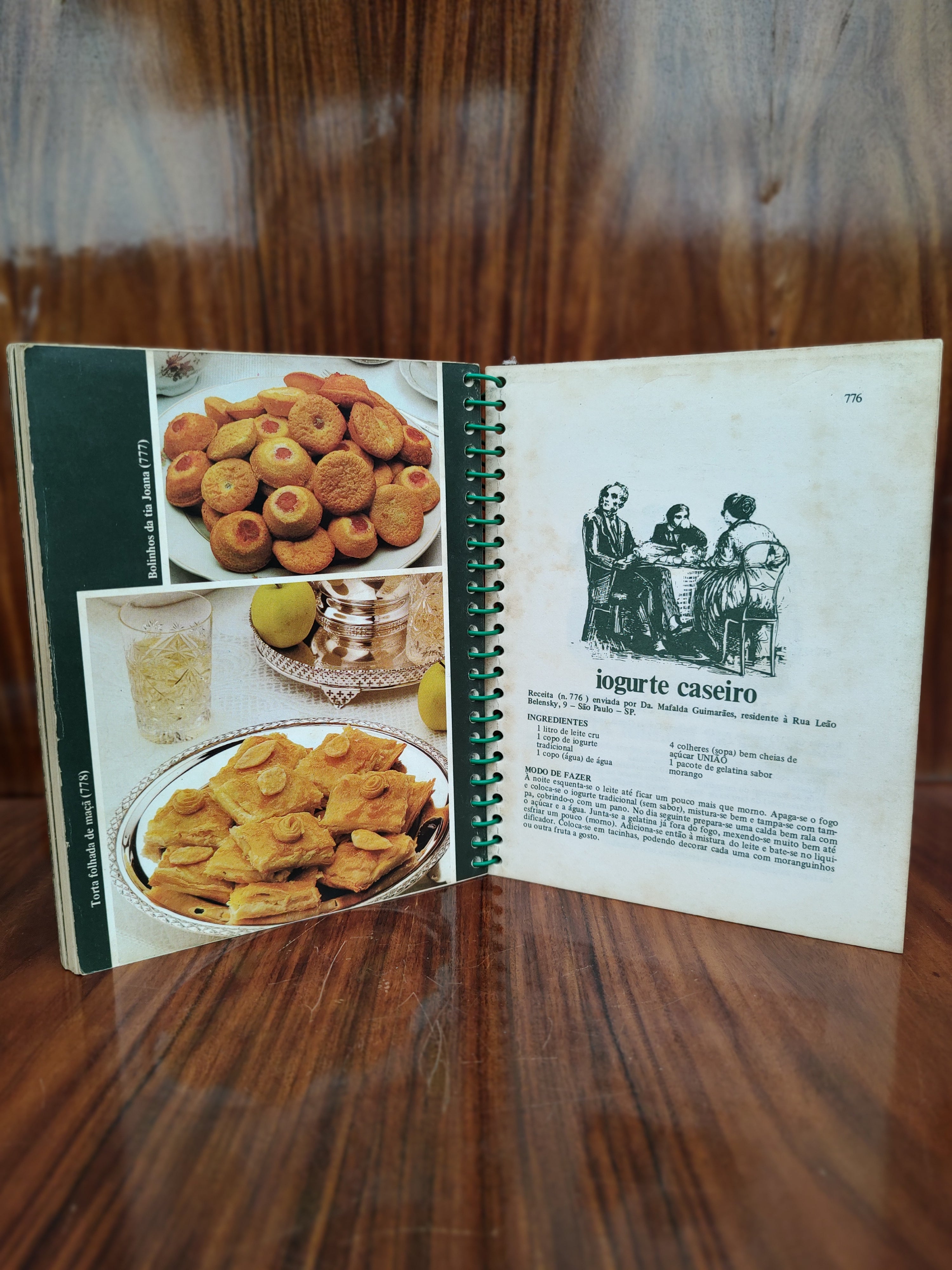 Livro "200 Novas Receitas do Açúcar União" anos 80