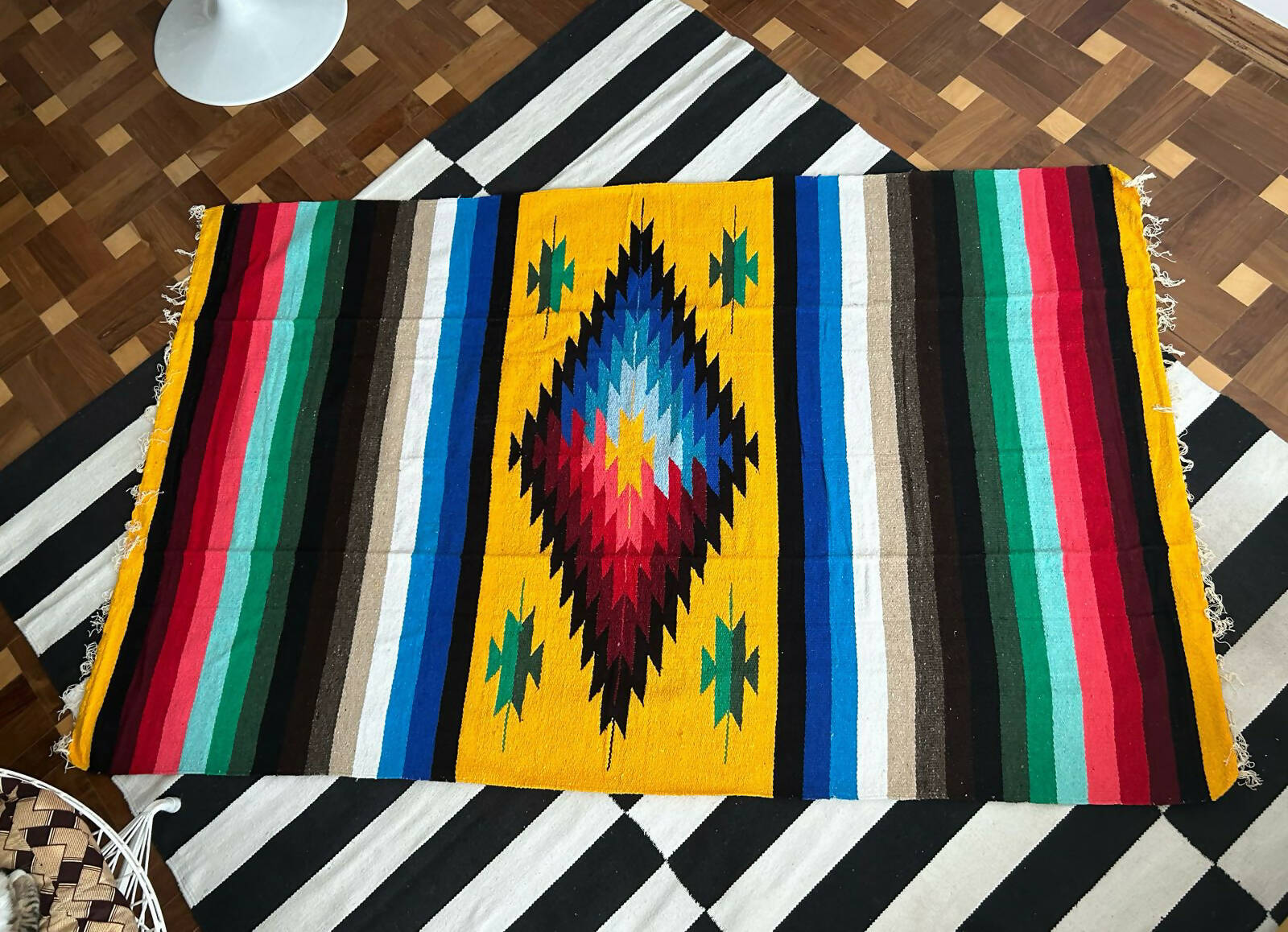Tapete/manta colorida estilo mexicano